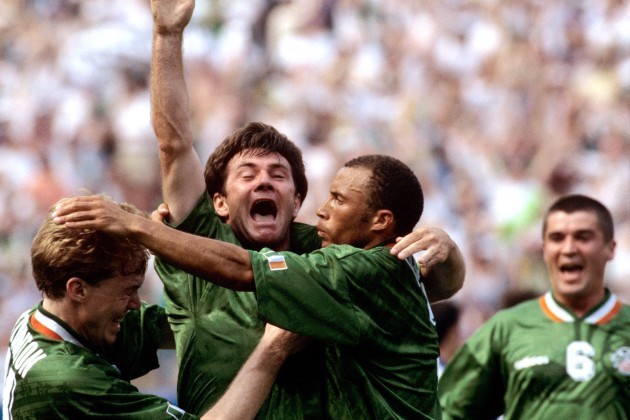 Soccer - World Cup USA 94 - Group E - Ireland v Italy