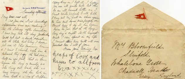 Titanic letter up for auction