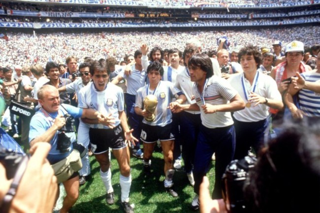 Soccer - World Cup Mexico 86 - Final - Argentina v West Germany