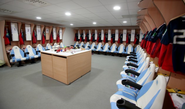 General view of the Munster changing room