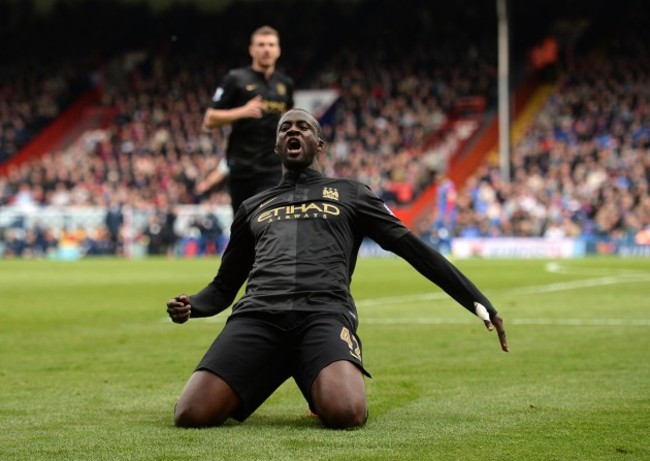 Soccer - Barclays Premier League - Crystal Palace v Manchester City - Selhurst Park