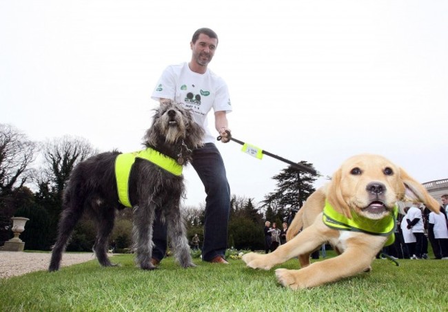 Roy Keane launches Irish Guide Dogs for the Blind's 2007 fundraising campaign