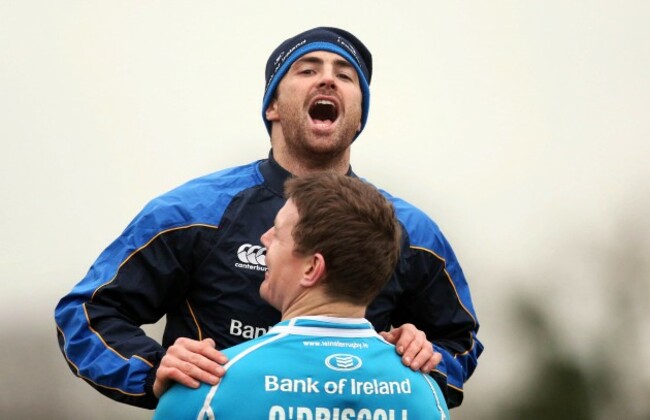 Brian O'Driscoll and Rob Kearney 7/1/2013