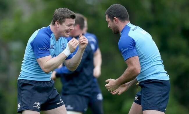 Rob Kearney and Brian O'Driscoll