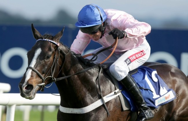 Barry Geraghty celebrates winning