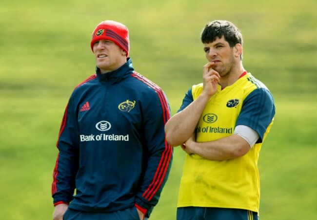 Paul O'Connell and Donncha O'Callaghan 18/3/2014
