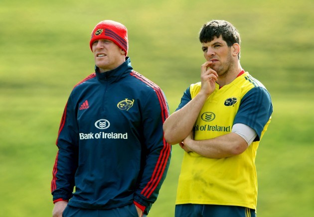 Paul O'Connell and Donncha O'Callaghan 18/3/2014