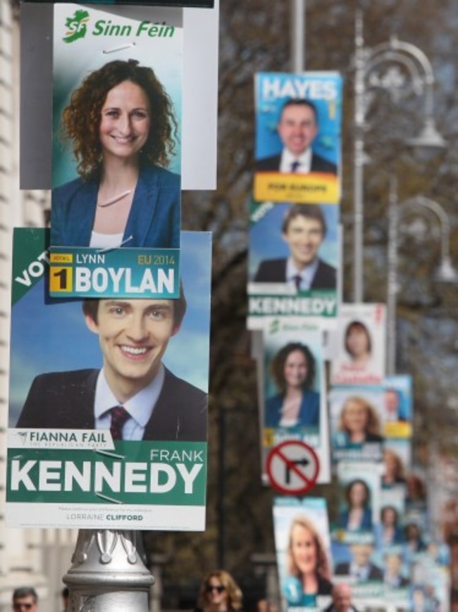 Campaign Posters. Pictured Campaign Po