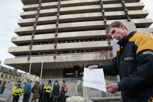 Occupy Dame Street Removals Protests