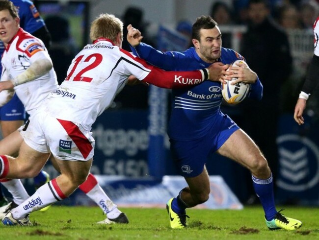 Dave Kearney tackled by Luke Marshall 28/12/2013