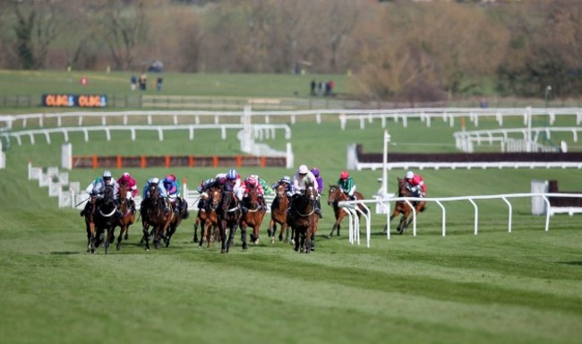 Ruby Walsh on Vautour leading the field on the way to victory 11/3/2014