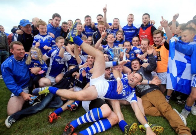 The St. Patrick's team celebrate