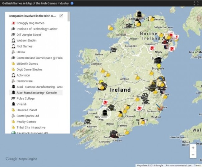 GetIrishGames Map