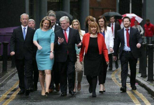 Labour elections launch. An Tanaiste a