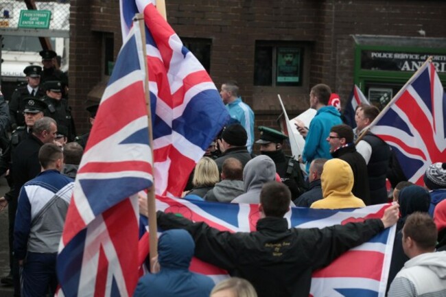 Adams Release. Dramatic scenes outside A