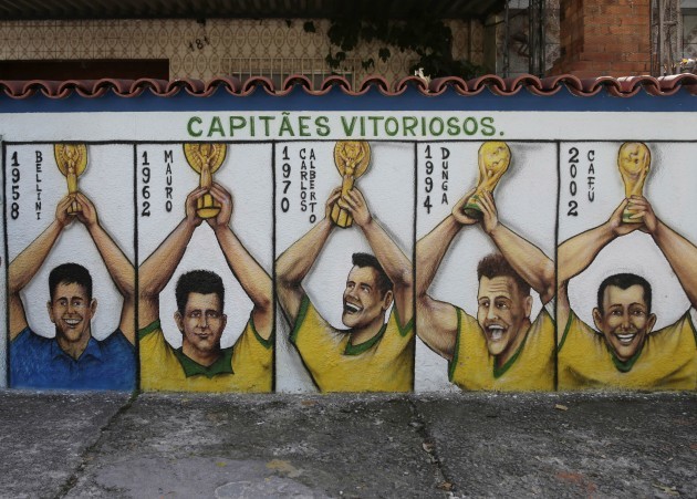 Brazil WCup Soccer Murals