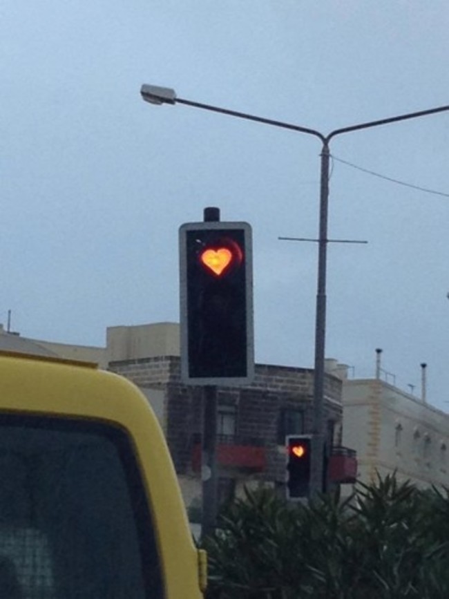This is what someone did to the local traffic lights! - Imgur