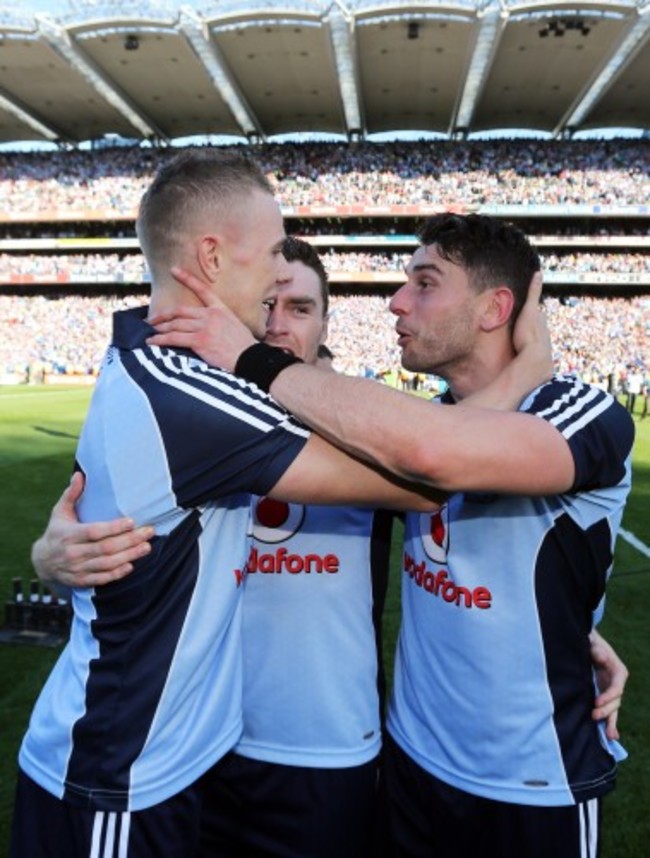 Paul Mannion, Paddy Andrews and Bernard Brogan