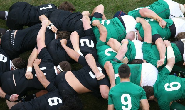 General view of a scrum