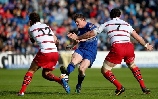 Andries Strauss and Tomas Leonardi with Brian O'Driscoll