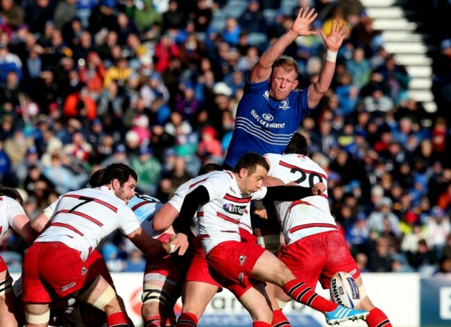 Greig Laidlaw and Leo Cullen