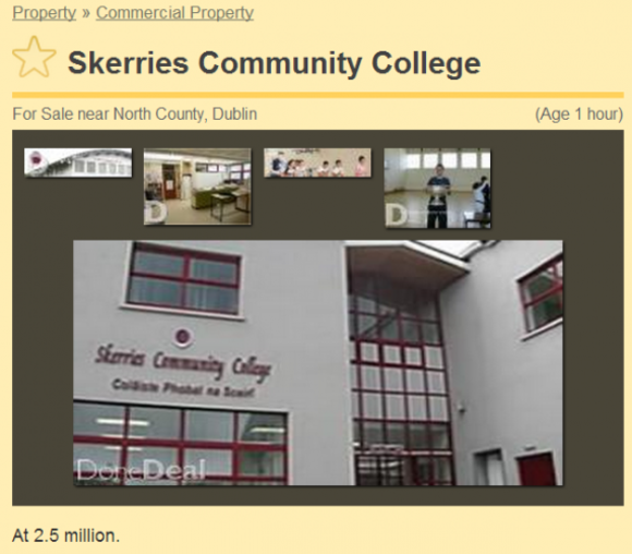 Some Leaving Cert Students Put Their School Up For Sale On Donedeal