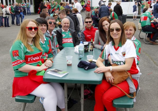 Mayo fans before the game