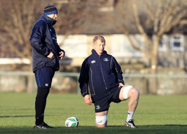 Jono Gibbes and Leo Cullen