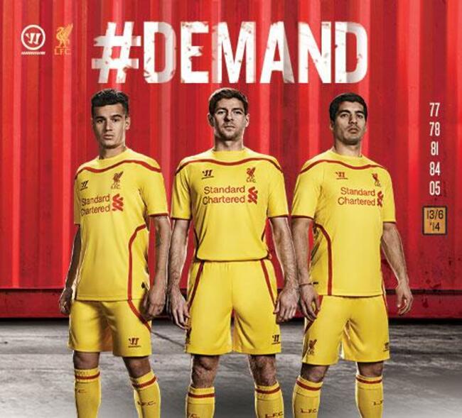 Liverpool away kit