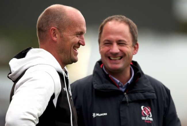 David Humphreys with Gregor Townsend