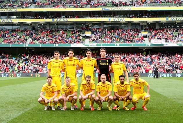 The Liverpool team