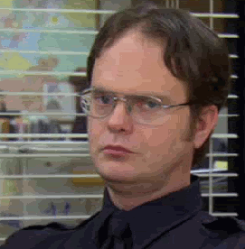 Dwight-Schrute-Shakes-Head-and-Rolls-Eyes