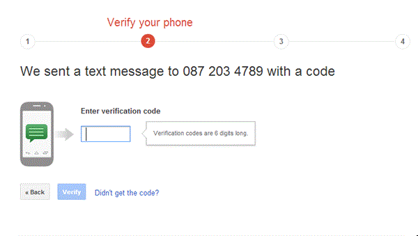 Google 2-step verification Gif