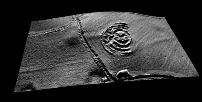 Pic 2 LiDAR Image of Tlachtga (Dr Stephen Davis)