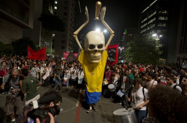 Brazil WCup Protest