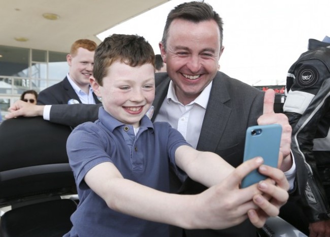 Taoiseach Canvassing for Fine Gael. Pi