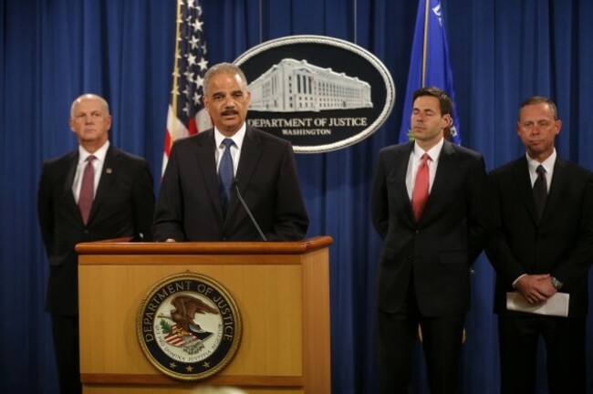 Eric Holder, John Carlin, David Hickton, Robert Anderson