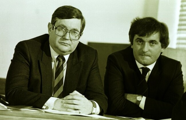 RAY BURKE WITH BERTIE AHERN