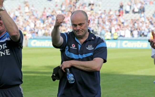 Anthony Daly celebrates