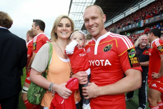 Paul Warwick with his family