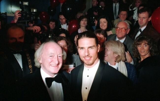 TOM CRUISE IN IRELAND 1995 HOLLYWOOD FILM STARS