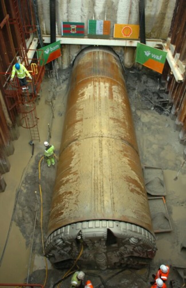 Shell's TBM Fionnuala reaches Glengad, Co Mayo.