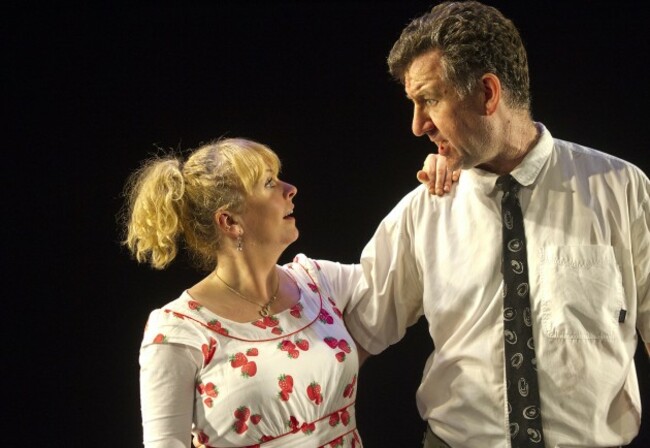 Steve Blount and Janet Moran in Fishamble's Swing, photo by Pat Redmond 6