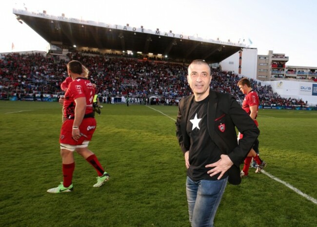 Mourad Boudjellal after the match