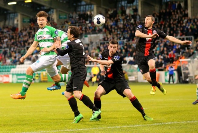 Luke Byrne with Derek Pender, Daniel Byrne and Jason Byrne