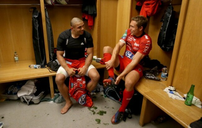 Bryan Habana and Jonny Wilkinson