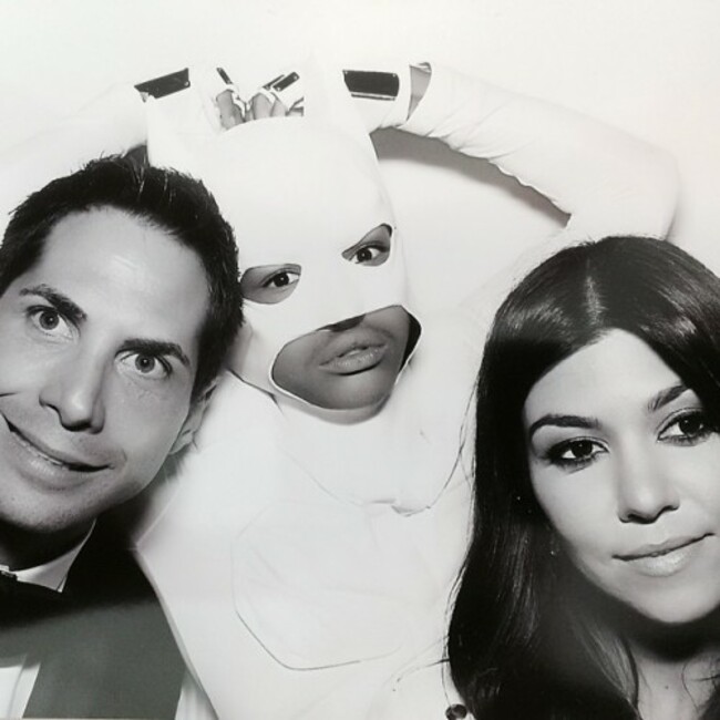 LOL!! Photo bombed by white Batman AKA @OfficialJaden @kourtneykardash