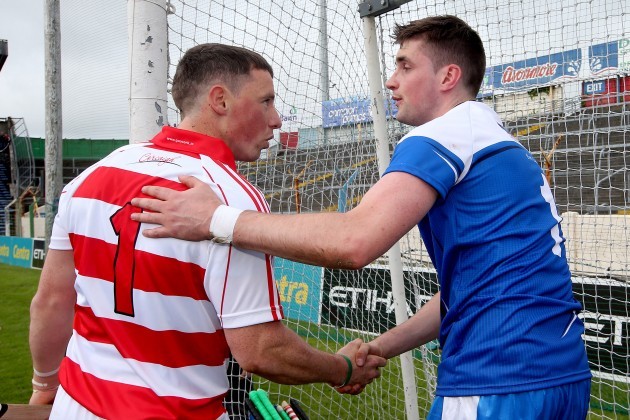 Anthony Nash and Stephen O Keeffe after the game