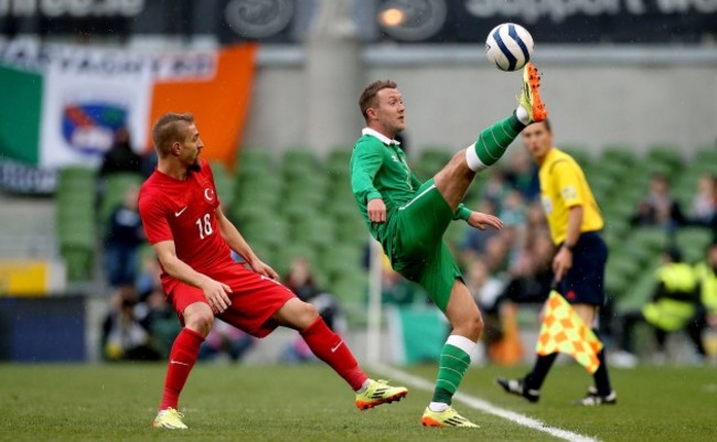 Aiden McGeady and Caner Erkin