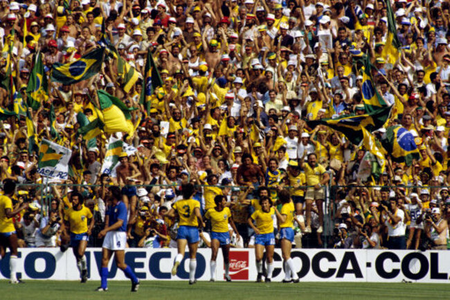 Soccer - World Cup Spain 1982 - Group C - Brazil v Italy - Sarria Stadium